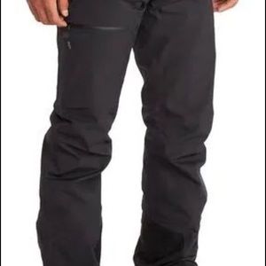 Marmot Mens Large Refuge Ski Pants Black